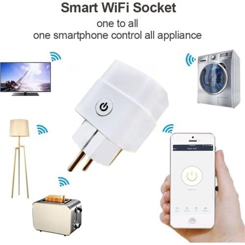 Remote Control WiFi Smart Socket Wireless Smart EU Adapter Work With Siri Voice Control Outlet Socket Support Alexa Google Home