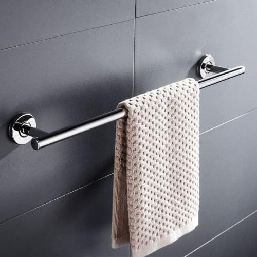 Stainless Steel Towel Bar Towel Hanger Polished Towel Rack Wall Mounted Towel Rail Towel Rod for Bathroom