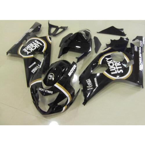 Hi-grade Gloss black Fairing kit for SUZUKI GSXR600 750 GSXR600 GSXR750 GSX-R600 750 K4 04 05 2004 2005 Fairings set+gifts