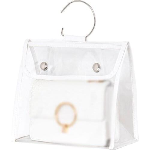 Lady Bags Dust-proof Bag Transparent Storage Bag Wardrobe Hanging PVC Moisture-proof Storage Bag Easy To Clean S/M/L