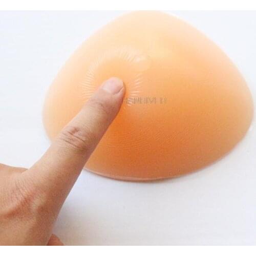 1 Pcs 100% Medische Nep Siliconen Borst Concave Ademend Beha Insert Valse 100G Tot 400G Borst Voor Mastectomie