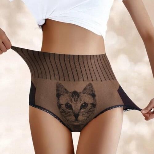 1Pc High Waist Panties Plus Size Underwear Sexy Panties Women Underwear Seamless Brief Hip Lift Underpanties Breathable Pant