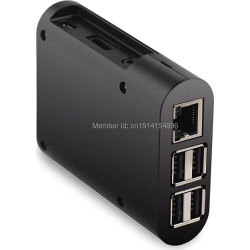 10 pieces/lot) Black ABS Protective Enclosure Case Box For Computer Raspberry Pi 2 Model B(B Plus)