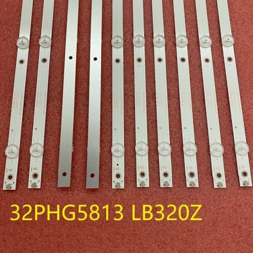 10pcs/lot LED bar 5LED for Ph 32inch Tv 32PHG5813/78 32PHG5813 CEJJ-LB320Z-5S1P-M3030-F-2