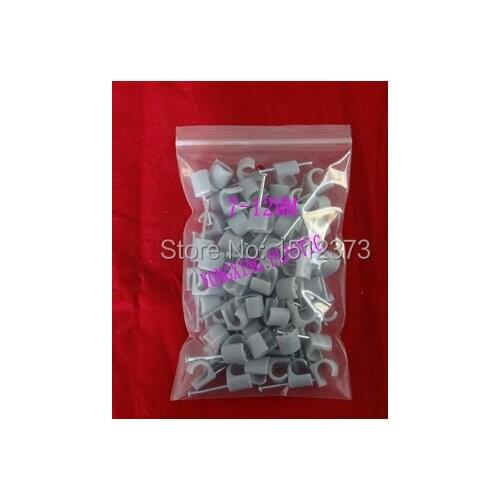 100pcs/bag hook cable clips PE material 0712