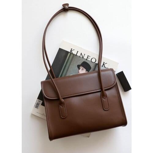 2021 Brand Design Winter Large Trapeze Tote Bag Genuine Leather Women Handbag Long Shouder Strap Armpit Shopping Bag