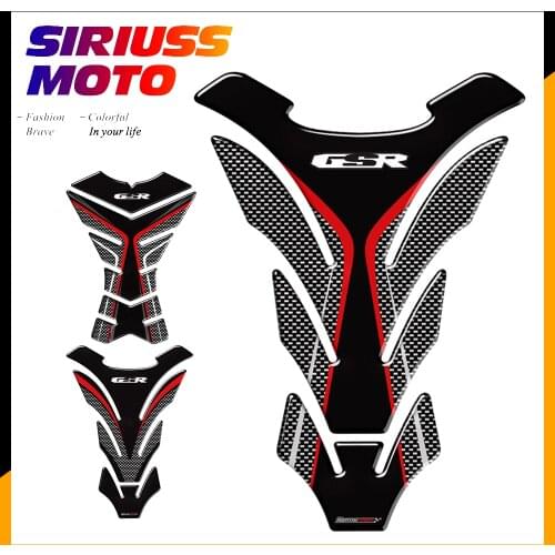 3D Carbon-look Motorcycle Tank Pad Protector Decal Stickers Case for Suzuki GSR250 GSR250S GSR250F GSR400 GSR600 GSR750 GSR Tank