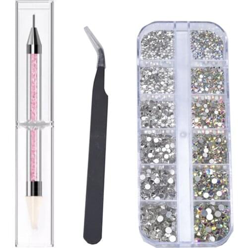 Acrylic Nail Kit Nail Glass Drill Nail Tweezers Nail Art Tools Nail Tools Sets Manicure Set Fingernails Nail Kit Acrylic Nails