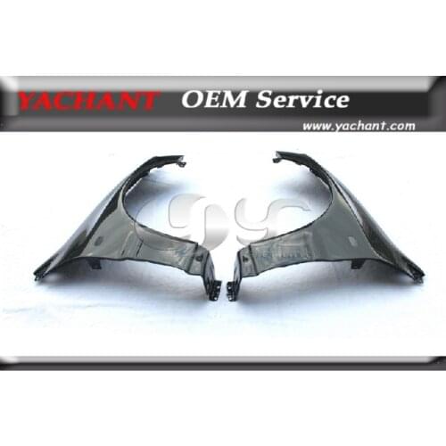 Car-Styling Carbon Fiber Front Fender Flare Fit For 2001-2007 Mitsubishi Lancer Evolution EVO 7-9 OEM Style Front Fender