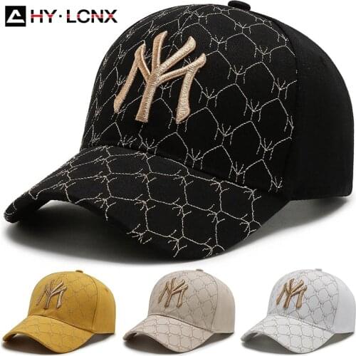 Spring Autumn Women Korean My Letter Embroidery Fashion Sports Baseball Cap Men Casual Adjustable Cotton Breathable Sun Cap