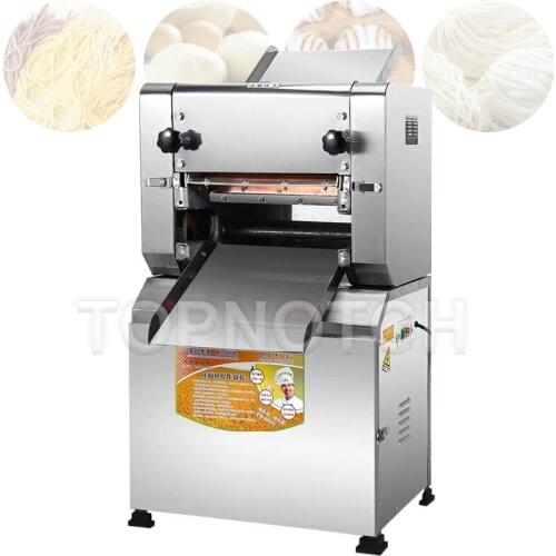 Electric Stainless Steel Pasta Maker Automatic Noodle Pressing Machine Commercial Spaghetti Dough Cutter Dumpling Roller Machine