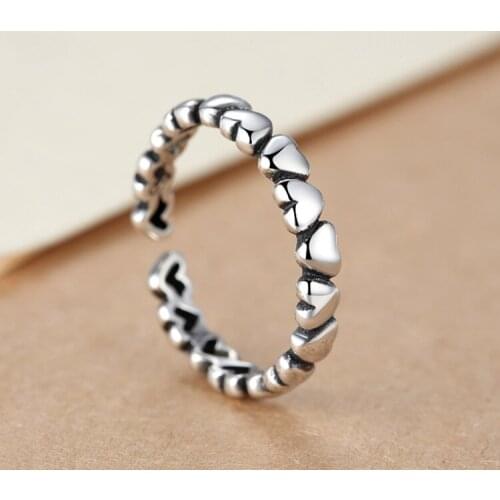 Fashion Female Love Heart Finger Rings For Women Lover Wedding Jewelry Party Trendy Statement Rings Wholesale
