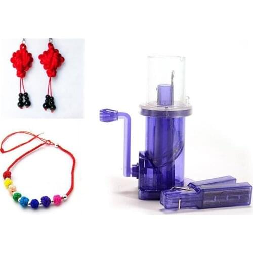 Creative Knitting Machine Embellishment Hand Loom Bobbin Weaver Embellishment Craft Hand-Knitted Braided Sewing Accessories