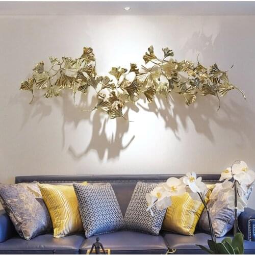 Creative Wall Decoration Pendant Handmade Art Wall Decoration Hotel Model Room Living Room Three-dimensional Iron Wall Hanging