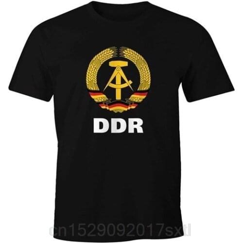 Summer Casual Man T Shirt Good Quality T-Shirt WM DDR Nostalgie Fun-Shirt T-shirt