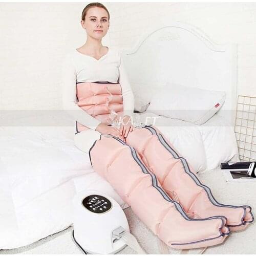 Portable Air Pressure Wave Compression Massager Foot Arm Wrap Therapy Relief Pain Beauty Device