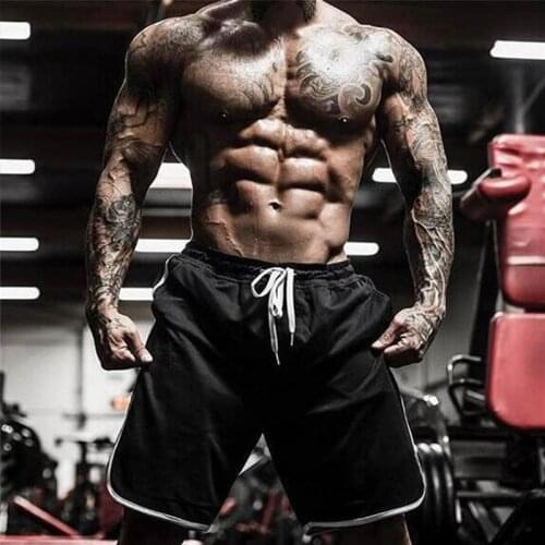 Mens Running Shorts Solid Gym Sports Short Pants Male Mesh Quick Dry Basketball Shorts Training Exercise Jogging Fitness Shorts