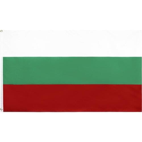 Bulgaria National Flag Football Banner Polyester Flag 90*150cm For Festival Home Garden Decoration Party Supplies