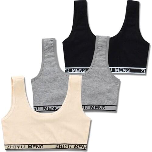 Girls Underwear Cotton Children Training Bra Teenager Undergarments 8-14years Wholesale Clothing