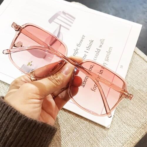 New Lightweight Big Square Frame Anti Blue Light Man Women Fashion Style UV protection sunglasses JDA3110