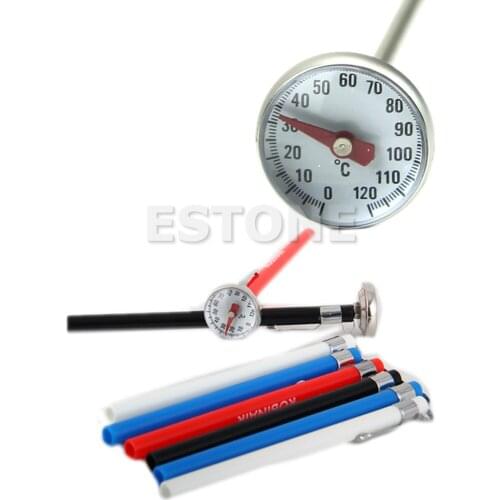 Food liquid Milk Bottle Thermometer Water Meter Oil Temperature Gauge New 28TB