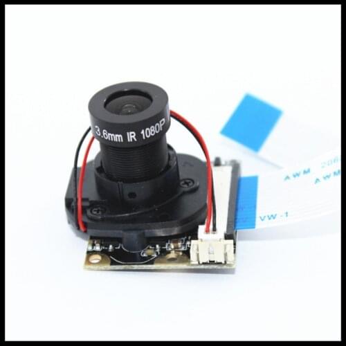 Raspberry Pi 4 IR-CUT Camera Night Vision Focal Adjustable 5 MP OV5647 Automatically Switch Day /Night Mode for RPI 3B+/3B/2B