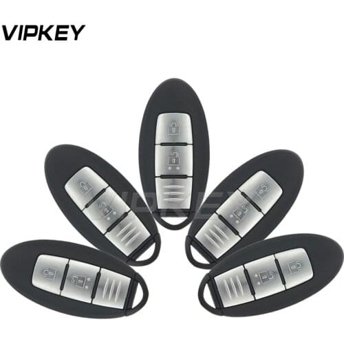 Remotekey 5pcs 2 button 433.92mhz smart car key for Nissan Qashqai X-Trail 2014 2015 2016