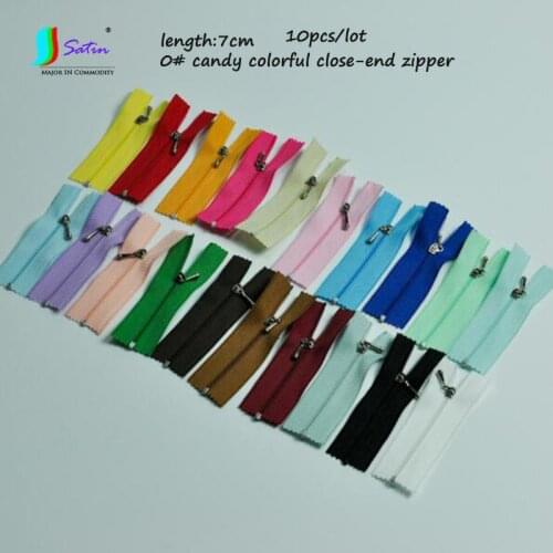 Satin MAJOR IN COMMODITY Decorative Zippers