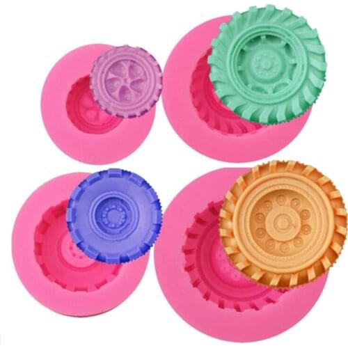 Tyre Silicone Mold Fondant Mold Cake Decorating Tools Chocolate Gumpaste Mold
