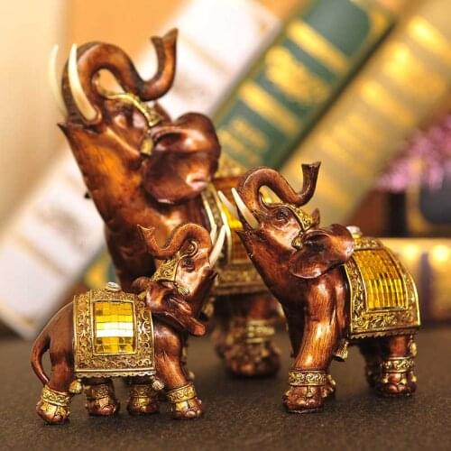 Modern minimalist living room decor Home Furnishing creative high-grade resin handicraft ornaments decoration wedding gift eleph