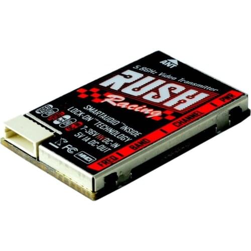 RUSH TANK RACE VTX 5.8G 20mW 50mW 200mW 500mW Adjustable SmartAudio FPV Video Transmitter 2-8S for FPV Racing Drones DIY Parts