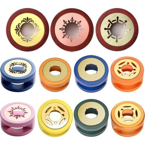 Retro Sealing Wax Furnace Stove Pot Stamp Metal Wax Wood Handle Sealing Wax Spoon Wax Sealing Decorative Wax Stamp Craft Gift