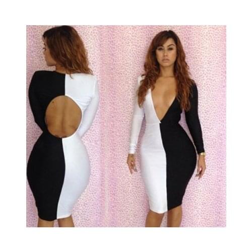 Long Sleeve Erotic lingerie Splice Dress Buttocks Ropa Sexy Mujer Erotica Slim Women Sexy lingerie Stitching Costumes For Sex