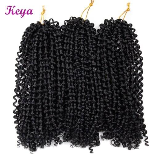 Bohemian Curl Crotchet Braids Hair 120G Per Pack Heat Resistant Fiber Braiding Hair 12 Stands 10 Inch synthetic Hair Extensions