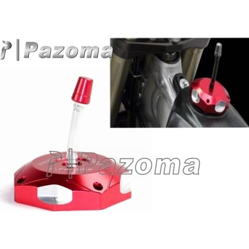 Red Aluminum Motorbike Reseroir Fuel Gas Tank Cover Cap for Honda CRF450R 2002-2015
