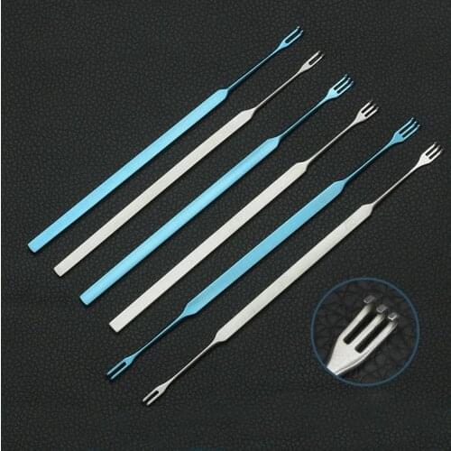 Skin eyelid pull hook rake type eye bag pull hook lacrimal sac to make double eyelid tools ophthalmology cosmetic plastic surger