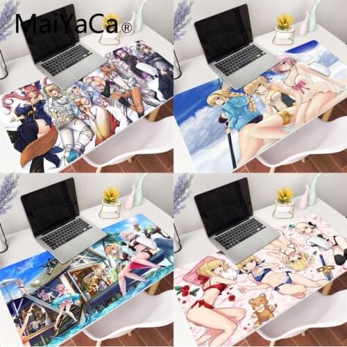 MaiYaCa fate stay night Animation gamer play mats Mousepad Gaming Mouse Pad Large Deak Mat for overwatch/cs go/world of warcraft