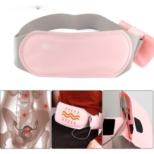 Washable Warm Palace Belt Electric Heating Lady Uterus Menstrual Stomachache Waist Pain 6 Modes Massager Hot Compress Artifact