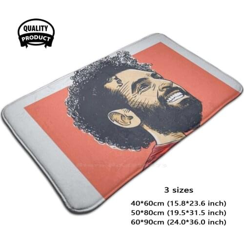 Mohamed Salah #2111 Soft House Family Anti-Slip Mat Rug Carpet Mohamed Salah Mohamed Salah