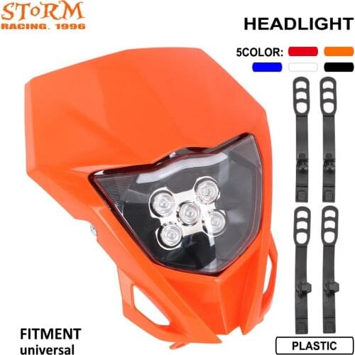 Motorcycle LED Headlight Headlamp Head Lamp Light For KTM EXC EXCF SX SXF XC XCF XCW XCFW 125 150 250 350 450 505 530 Six Days