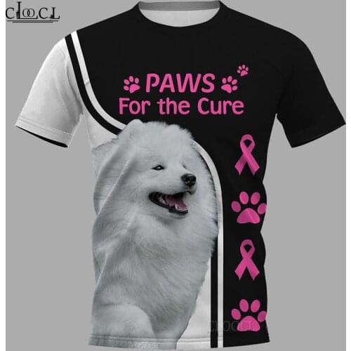 CLOOCL 2021 Newest Samoyed 3D Printed Men Women T Shirt Harajuku Summer Short Sleeve Casual Unisex Tops Drop Shipping