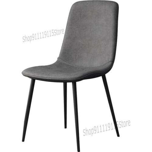 Dining Chair Home Nordic Light Luxury Modern Simple Iron Back Chair Negotiation Desk Chair Dining Room Table Chair Stool