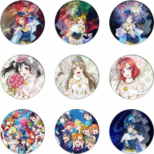 Love Live Lovelive Kotori Minami Cosplay Badge Nishikino Maki Brooch Yazawa Nico Pins Collection Badges for Backpacks