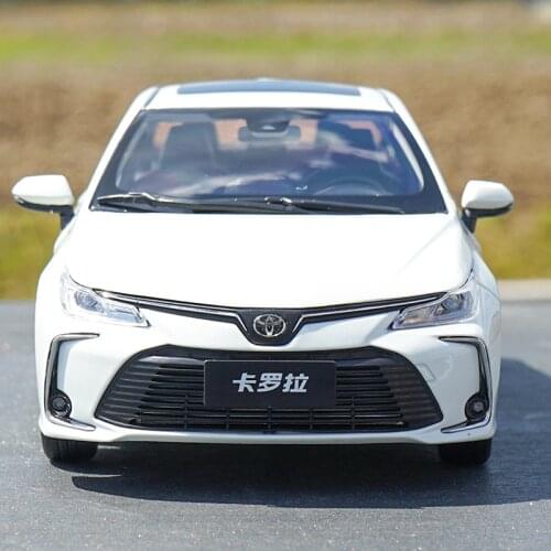 Original factory alloy model car miniature of 1:18 Red TOYOTA COROLLA2019 The 12th generation diecast car model