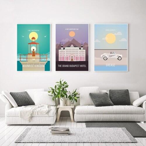 Famous Movie Park Canvas Poster Inspired Painting Minimalist New York Cuadros Poster and Print Wall Art Pictures for Living Room