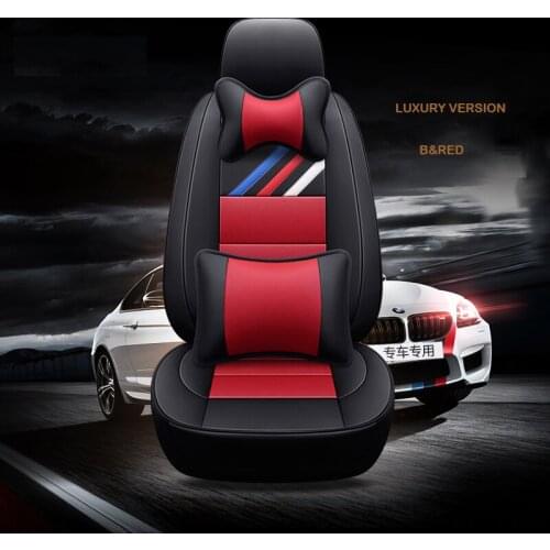 Custom car seat cover for Chevrolet Spark Cruze Captiva Camaro Ford Edge Escape Focus Mondeo Kuga S-MAX car Accessories styling