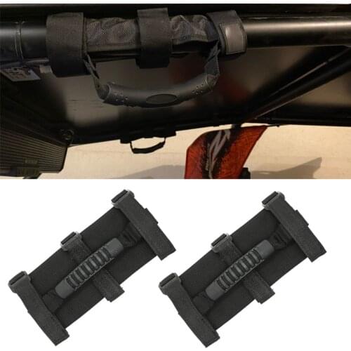 2PCS UTV ATV Sports Roll Bar Cages Grab Handle Hold for Polaris RZR Ranger For Jeep For Can-am Commander Maverick x3 1000