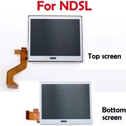 Replacement Top Upper / Lower Bottom LCD Display for NDSL Game Accessories Display Screen for Nintend DSLite DS Lite