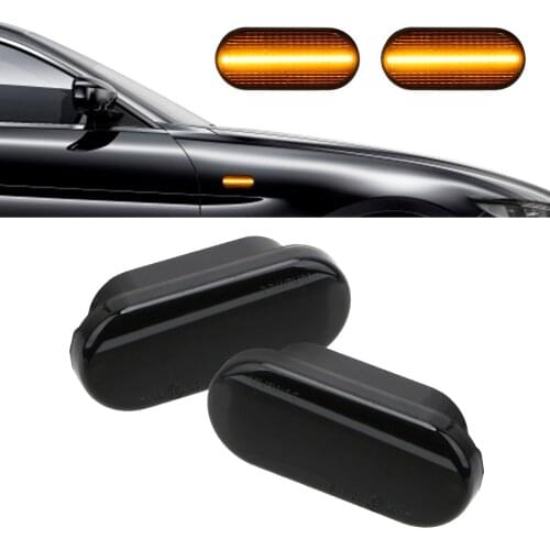 LEEPEE Blinker Light Signal Lamp LED Car Dynamic Side Marker A Pair Turn Signal Light 18SMD