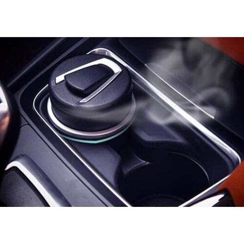 Car Universal Accessories Portable LED Light Car Ashtray